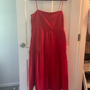 Target Red Midi Dress